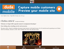 Tablet Screenshot of clothesatticd.com